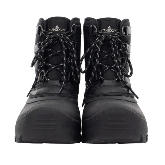 Staheekum Men\'s 8 Winter Snow Boots Waterproof Insulated Outdoor Faux Fur Black main image 11